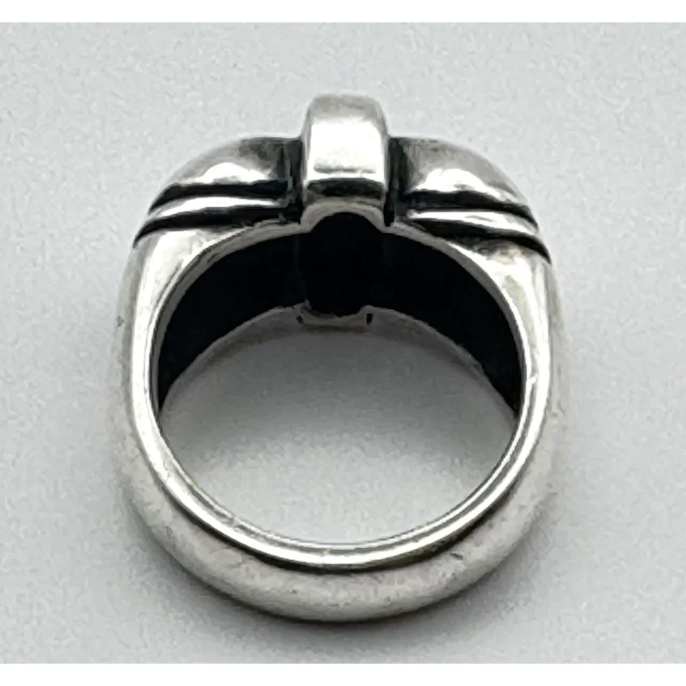James Avery Compression Ring Sterling Silver Retired JA STER Size 10.5 25.45g